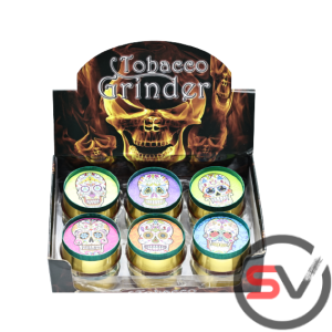 GRINDER 3 PART 50MM CALAVERA GOLD (ACE-87) - 12CT/DISPLAY